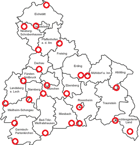 Regierungsbezirk Oberbayern