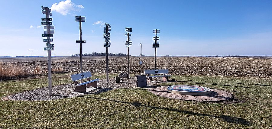 Am Hawkeye Point im Us-Bundesstaat Iowa Hawkeye Point